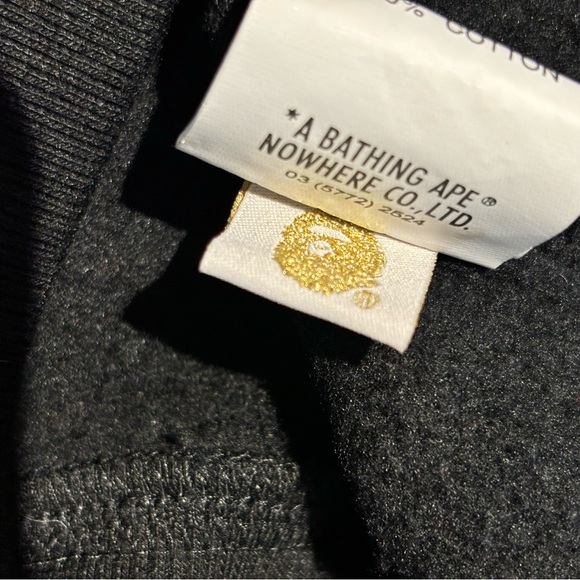 BAPE Shark Full zipp upp hoodie (black) - Picture 4 of 5